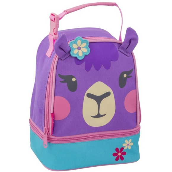 Kids Llama Lunch Bag in Purple and Blue - Picture 1 of 6